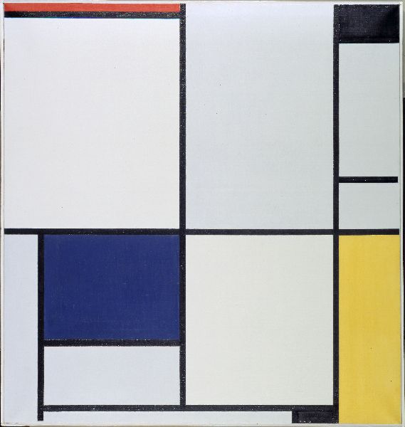 Tableau I, with Red, Black, Blue and Yellow